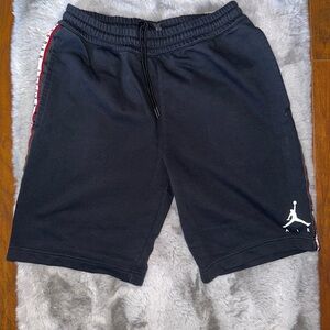 Jordan Black Athletic Shorts with Jumpman Logo